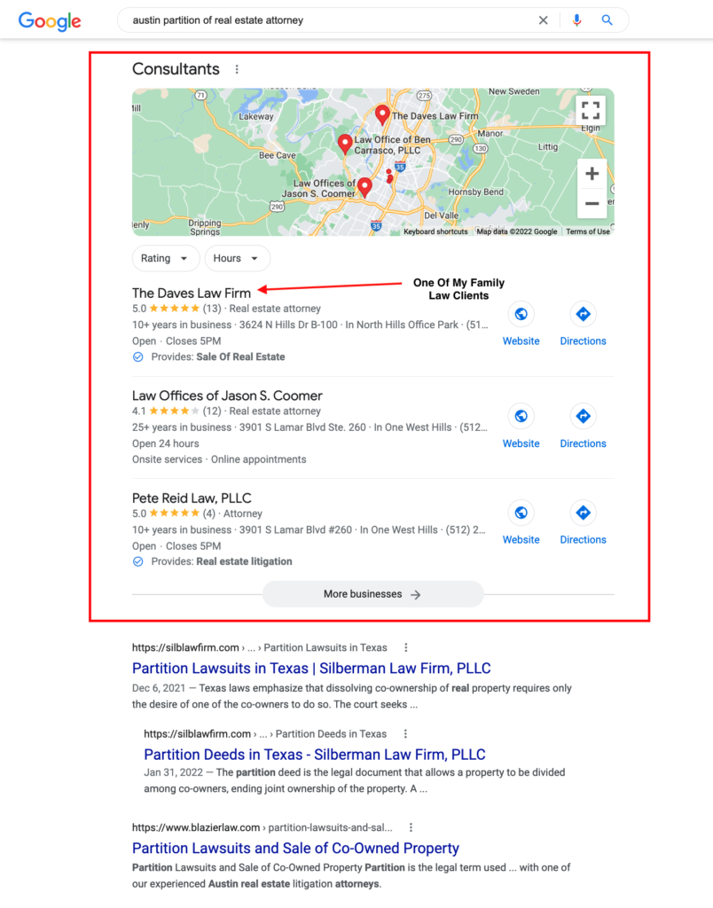 google local 3 pack